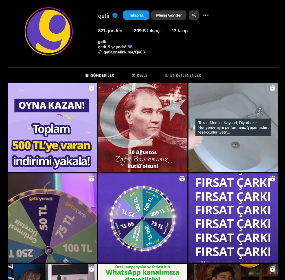 Getir Influencer Marketing